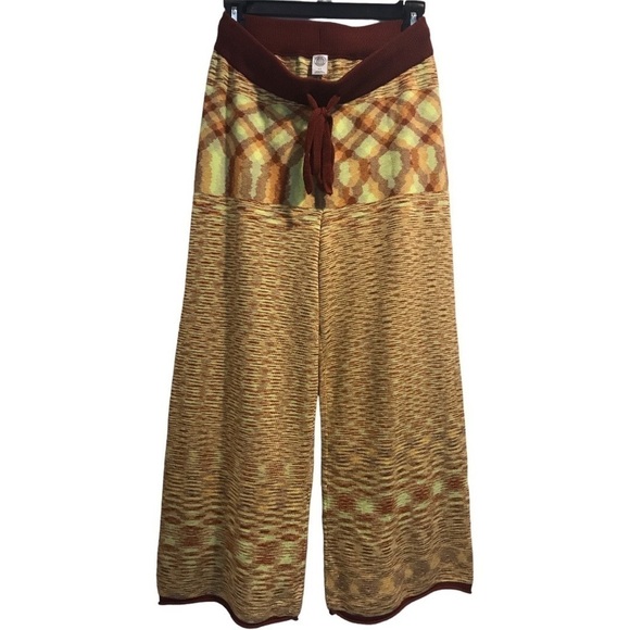 Urban Outfitters Sissy Knit Cropped Wide Leg Sweater Pants Size S New with Tags - Picture 1 of 10